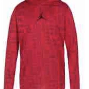 Jordan Boys Hoodie Red Medium